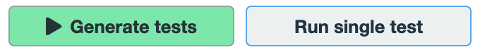 Generate tests button in UI